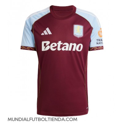 Camiseta Aston Villa Ezri Konsa #4 Primera Equipación Replica 2025-26 mangas cortas Camiseta Aston Villa Ezri Konsa #4 Primera Equipación Replica 2025-26 mangas cortas
